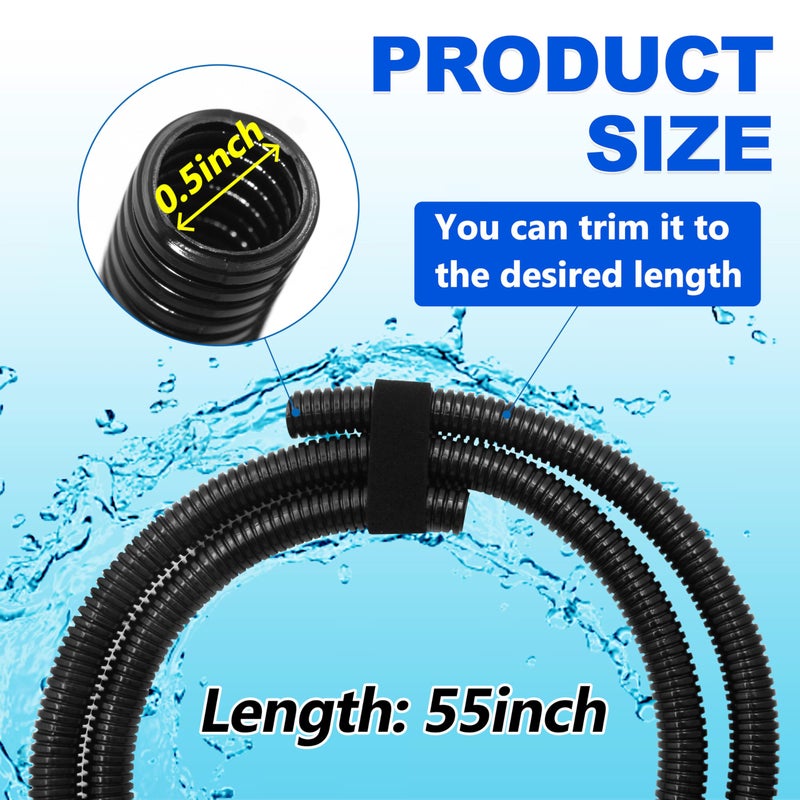GREATUS 2932749159 Drain Hose 4-1/2' Length Compatible with All Dometic RV Refrigerators - Image 2